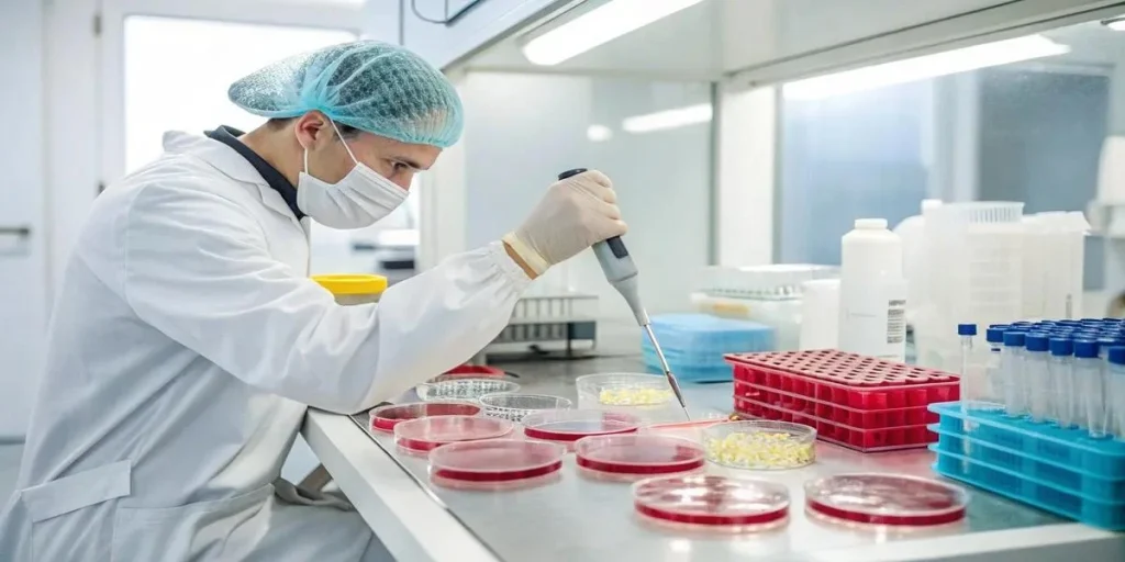 Preservative effectiveness testing in a pharmaceutical microbiology laboratory.