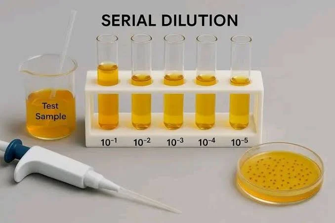 Serial Dilution Calculator for pharmaceutical microbiology